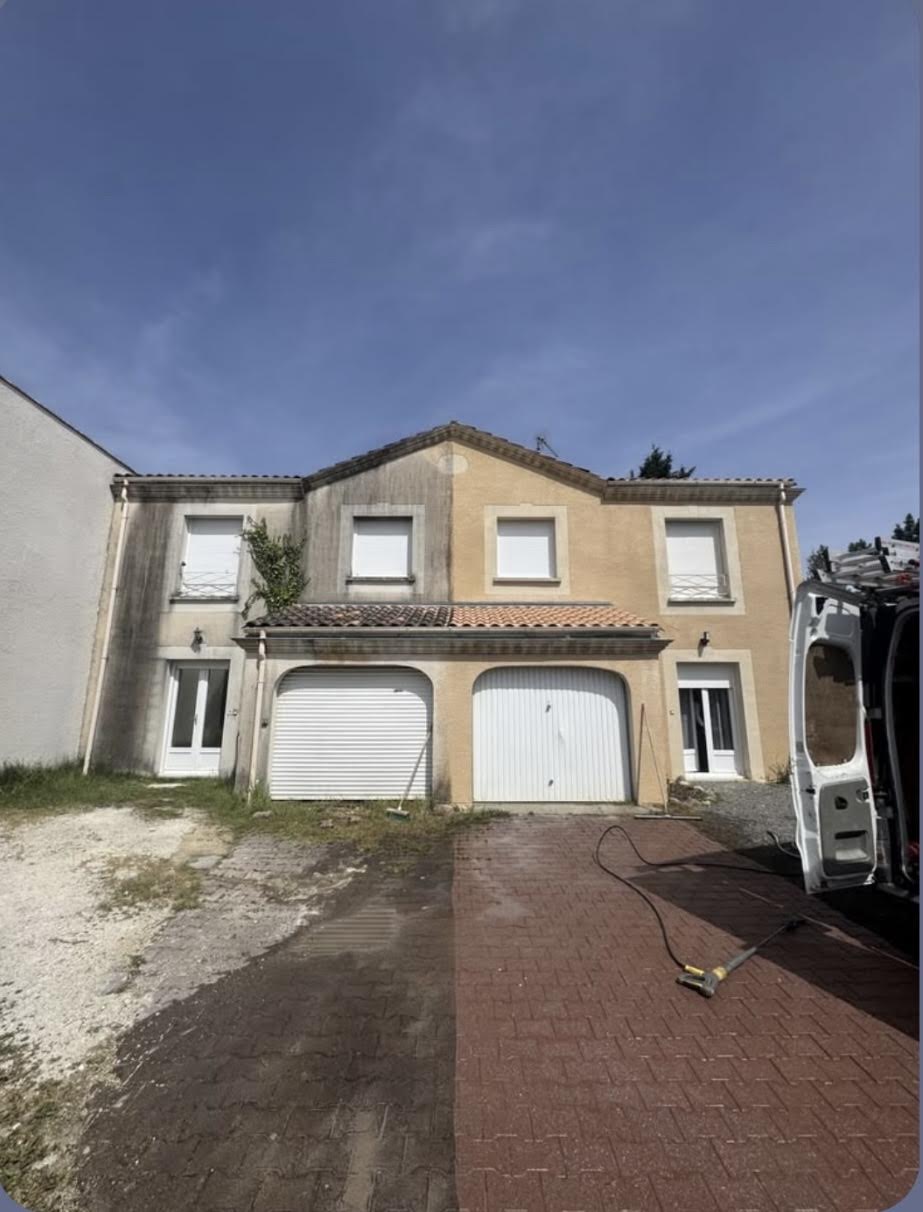 Nettoyage façade avant après