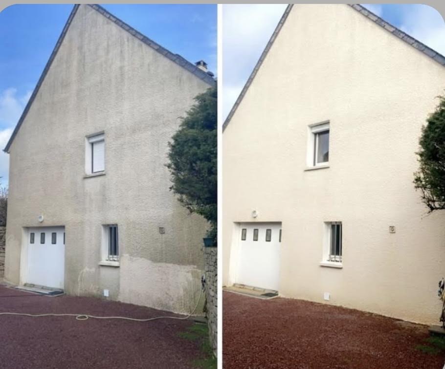 Ravalement façade avant après